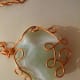 Jade with copper wrap