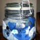 My completed "Babys First Memory Jar"