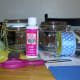 These are the supplies for the two I am making here.