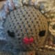 I think sewing down the hair with the skintone yarn made it really look like the hair was growing from the head!