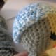For the wig cap I crocheted Steps 1 - 12 of the Head.