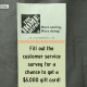 Make sure to fill out the survey for a chance to win a $5,000 gift card to Home Depot!