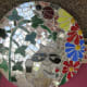 A cement stepping stone by Dawn Kovera