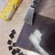 Note the notch line on the top lip of the running pliers should be lined up with the score mark on the glass