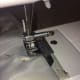 Take your time while sewing so that your stitches are straight and the margins are uniform. When turning corners, the needle should be down in the fabric. Lift up the foot, turn the fabric and then lower the foot to a sewing position.