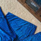 For two long chaise covers you will need three coordinating towels.