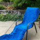 This is a lounge-size cover draped over a regular lawn chair, so it seems too big.