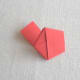 Keep wrapping and folding until a short strip remains.