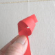Tie into a loose knot.