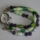 These rolled beads are made out of plastic bags!
