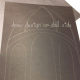 design drawn on back with yellow pencil