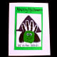 A handprint with green and black paint creates a cute witch.