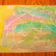 A beautiful abstract painting with a variety of colors, shapes, and lines.