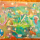 Another colorful painting displaying my oldest son's name.