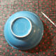 Lay the bowl on the fabric and draw a circle around the rim, adding about 2" around the outside.