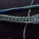 Crochet a row, fasten off, weave in ends.