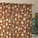 This is a photo of my Patio Curtain with grommets, closed/