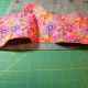 Start pinning the fabric.