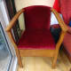 This armchair is the first item of furniture I ever reupholstered.