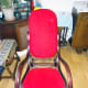 Rocking chair once upholstered.