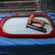 Upholstering the back rest