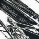 Linocut of Elissa's Figurehead in Galveston, Texas created by Peggy Woods