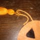 Tassel slipped over the yarn.