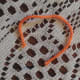 I picked orange yarn to match the pumpkin face.