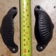Antique style scallop shell cast iron cup handles