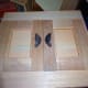 Dry assembling the pieces to check for fit and double check size before assembly