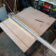 Fitting the second drawer support in the side panel
