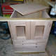 Hinging the doors in place