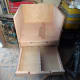 Testing the drawers for fit after assembly