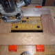 Routing the decorative moulding for the glass panel