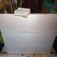 Rounding the front edge of the main shelf with sandpaper