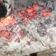 Hot coals ready to start the annealing process.