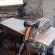 Plywood cut to the required length with circular saw.