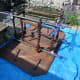 Table glued and clamped, and left overnight for glue to set.