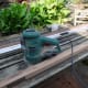 Rounded the edges with an orbital sander.