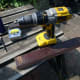 Drilling countersink holes for the screw heads.