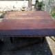 Table top prior to sanding.