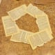 Glue book pages to your cardboard circle.