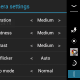 Video recording controls and options