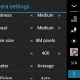 Still shot camera controls and options