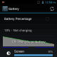 Battery usage during the entire video playback test