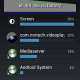 Battery usage just before the 3 hour break of the video playback test