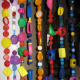 Plastic bottle pieces