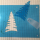 Cut mylar stencil.