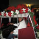 This cart had poinsettias front and back plus all across the top.