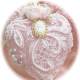 Lace Cameo Victorian christmas Ornament